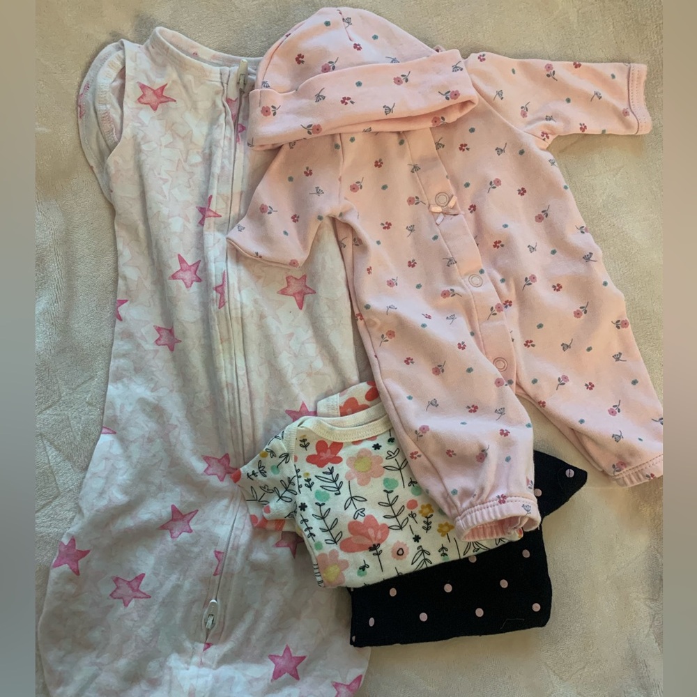 Preemie Baby girl bundle